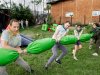 Канат-сосиска для эстафет спортивных состязаний и игр