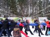 Канат-сосиска для эстафет спортивных состязаний и игр