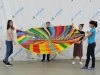 Игровой парашют — реквизит для командных игр, тимбилдинга и аниматоров