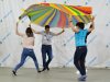 Игровой парашют — реквизит для командных игр, тимбилдинга и аниматоров