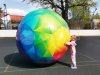 Большой надувной мяч - для спортивных игр и праздников