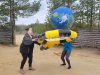 Гигантская игровая ракетка