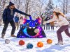 Игра с набивными мячами «Обжорка»