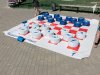 Гигантские шашки игровое поле с фишками