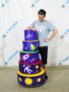 Мягкая космопирамидка для игровой комнаты