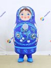 Надувной костюм Матрешка с авторским декором по русским народным мотивам