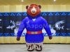 Надувной костюм Мишка-силач