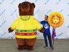 Надувной костюм Медведя в национальных костюмах и рубахах