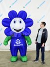 Надувной рекламный костюм Цветок