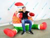 Новогоднее кресло-мешок «Дед Мороз»