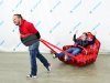 Надувные сани-трон — игровой реквизит для эстафет и развлечений на открытом воздухе