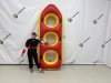 Лодочка надувная на троих цветная дял тимбилдинга