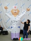 Аэромен доктор, врач, аптекарь — рекламные фигуры медицина, красота и здоровье