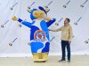Аэромен машет рукой сложной стилизованной формы для любых отраслей бизнеса