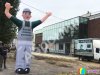 Надувная фигура с машущей рукой