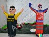 Надувная фигура с машущей рукой