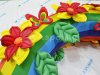 Надувная арка Радужная с декором