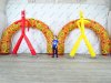 Надувная арка круглая — полноцветная печать