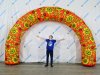 Надувная арка круглая — полноцветная печать
