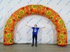 Надувная арка круглая — полноцветная печать