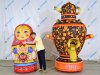 Матрешка из Оксфорда надувная Городецкая