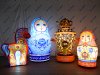 Матрешка большая надувная с подсветкой