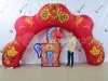 Надувная арка Хохлома — авторский дизайн и оформление на выбор