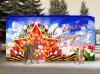 Надувная стена со звездой