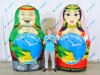 Национальные надувные матрешки — яркие образы для оформления и привлечения внимания