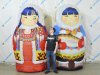 Национальные надувные матрешки — яркие образы для оформления и привлечения внимания