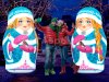 Надувная матрешка Снегурочка