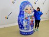 Новогодняя Снегурочка надувная