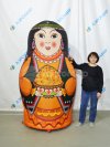 Национальные надувные матрешки — яркие образы для оформления и привлечения внимания