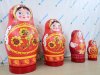 Надувная матрёшка Хохлома для оформления праздников, фестивалей и городских мероприятий