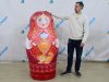 Декоративная надувная матрёшка для городских событий