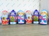 Надувная матрешка Снеговик