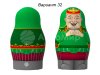 Надувная Русская матрешка — большие матрешки, авторский дизайн