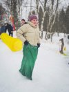 Бег в мешках — командный аттракцион