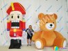 Надувной Медведь — большие, огромные надувные мишки из искусственного меха