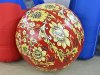 Мяч надувной из ПВХ в расцветке хохлома