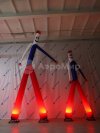 Аэромен в национальных цветах триколора белый синий красный