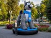 Большая надувная фигура Собаки, хаски