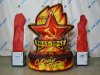 Имитация пламени — торжественное оформление 9 мая