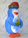 Надувной Пингвин — надувная фигура Пингвина с невероятным эффектом снега и яркой подсветкой