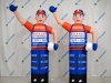 Зазывала надувная рекламная фигура