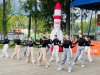 Надувная ракета для тематических праздников и рекламы