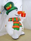 Надувной Снеговик Премиум 2.0 для оформления праздничной площадки