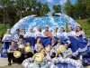 Надувная конусная арка — раздвижная арка с подсветкой