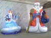 Надувная Снегурочка Эксклюзив — новогодняя фигура с высокой детализацией