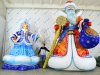 Комплект трио «Дед Мороз, Снегурочка, Снеговик» в комплектации Эксклюзив